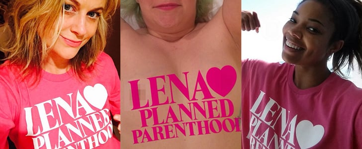 莉娜·邓纳姆的计划生育的t恤和视频