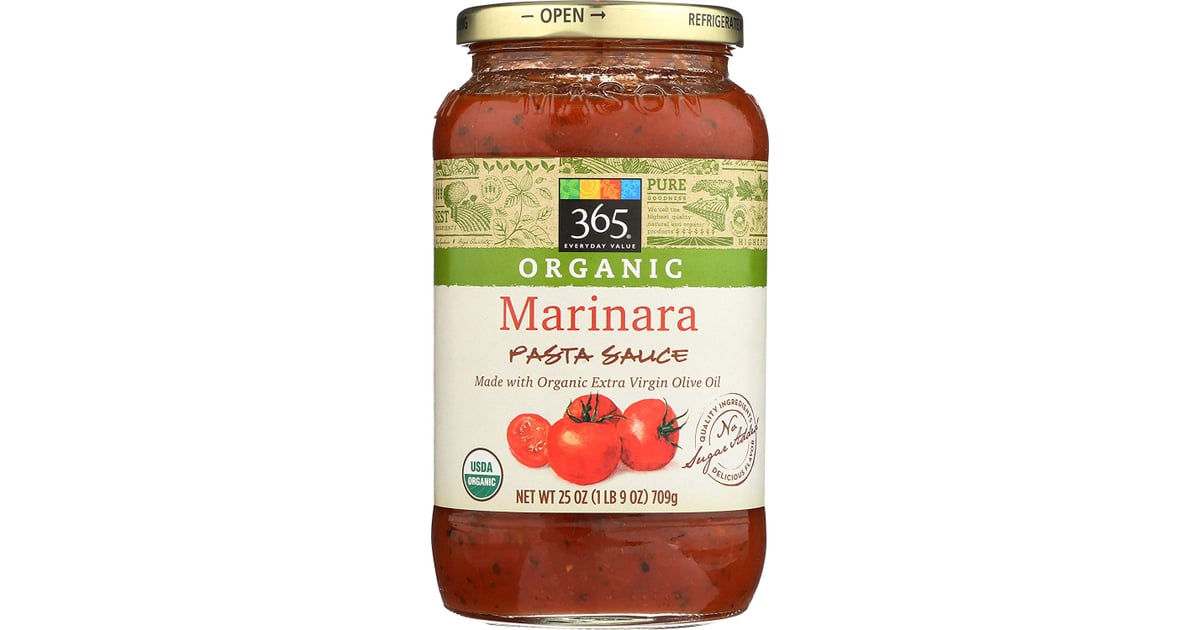 365 Everyday Value Organic Marinara Pasta Sauce Best LowCarb Pasta
