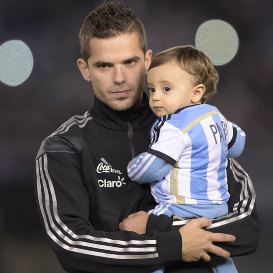 Pictures of World Cup Soccer Stars and Their Kids