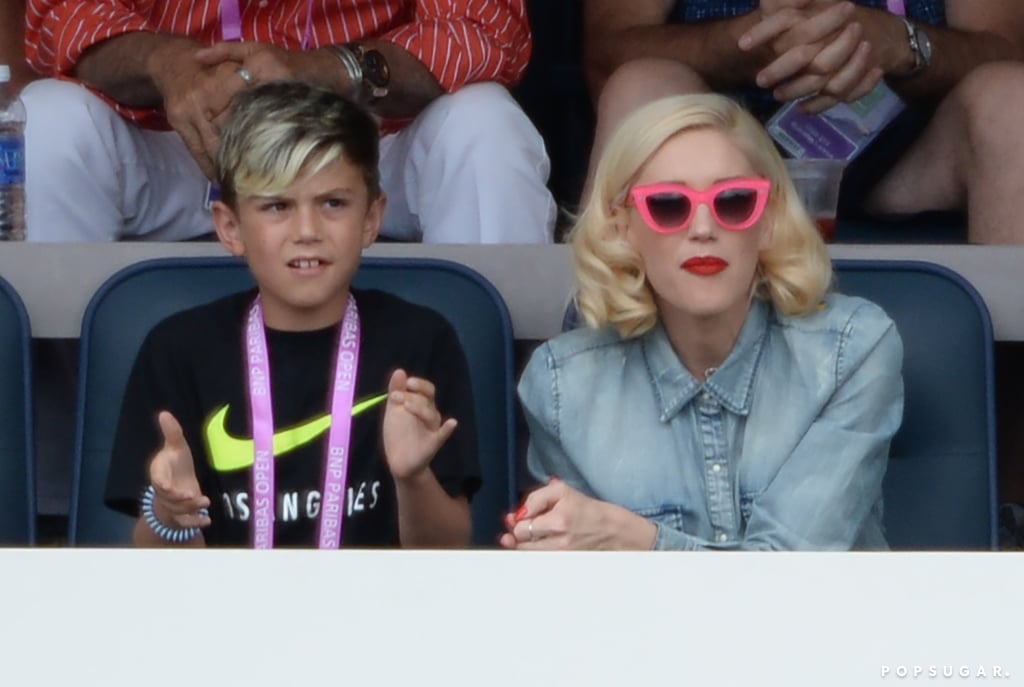 Gwen Stefani and Sons at 2015 BNP Paribas Open | Photos