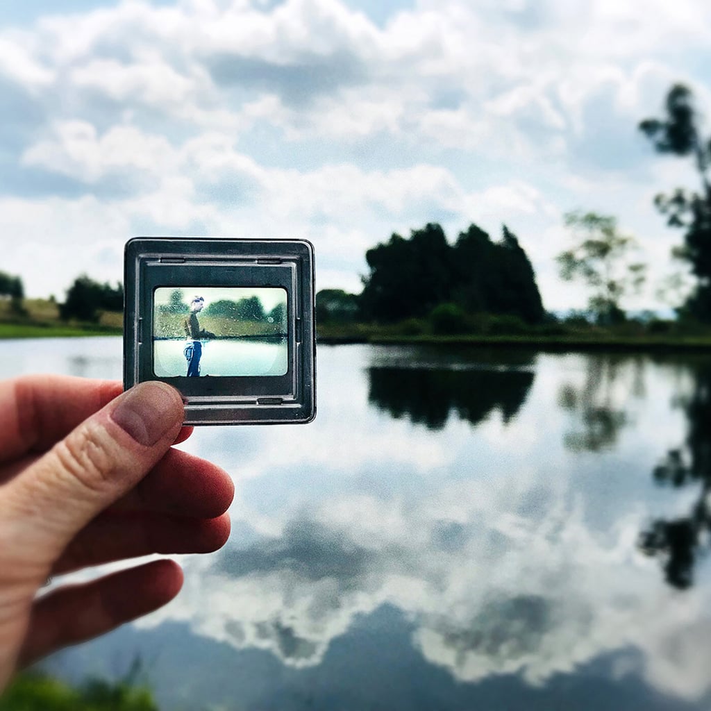 Photographer Uses Dad's Slides in a Photo Tribute to Parents