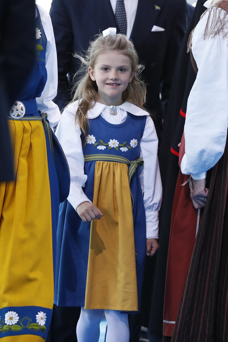 Princess Estelle Wears a Traditional Dress For National Day in 2019