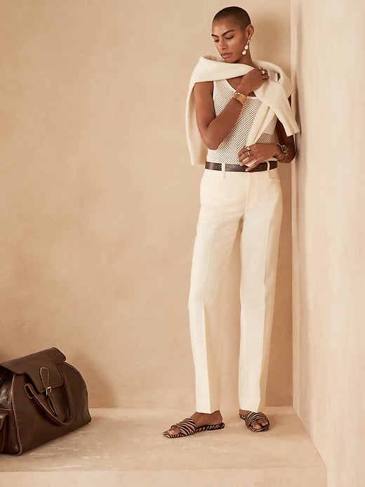 Banana Republic High-Rise Italian Wool Pant
