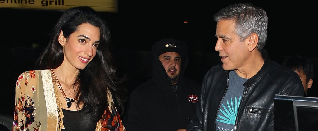 George Clooney and Amal Alamuddin on a Date | Pictures