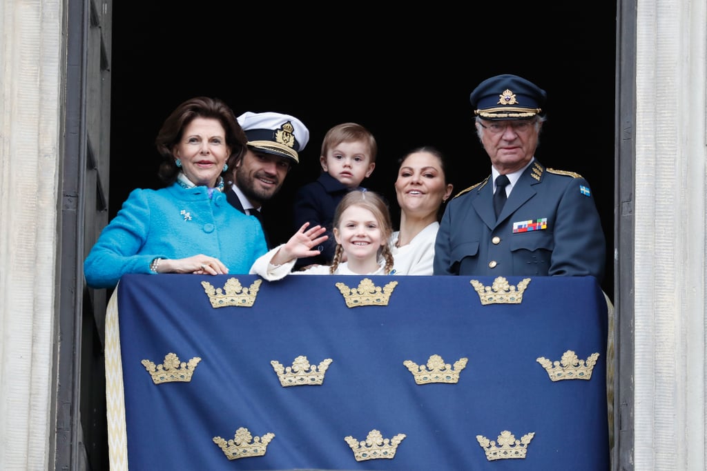 Princess Estelle Ringing in Her Grandfather's Birthday in 2018