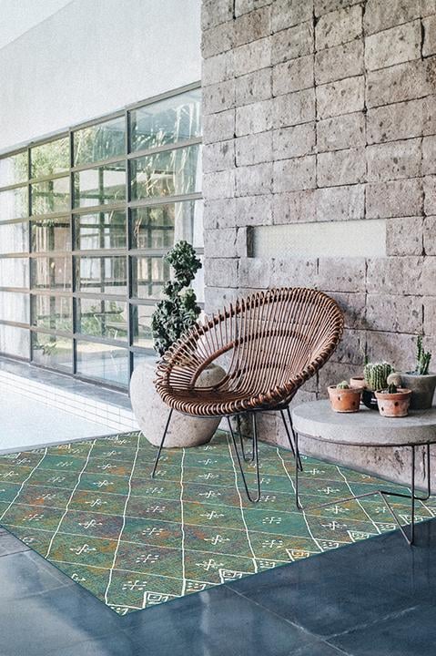 Ruggable Kavi Diamond Polychrome Rug