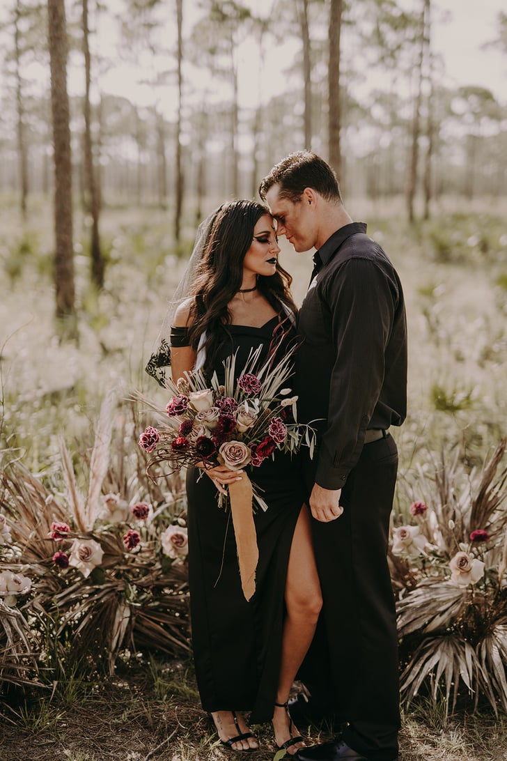 WitchInspired Halloween Wedding Shoot POPSUGAR Love & Sex Photo 23