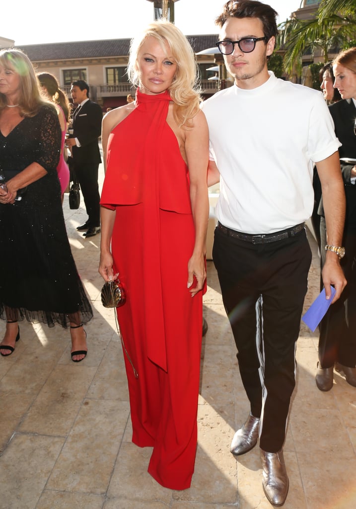 Pamela Anderson and Son at Sea Shepherd Charity Event 2017
