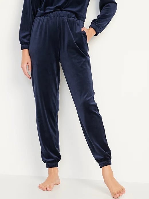 Old Navy Velvet Jogger Sweatpants and Pajama Top
