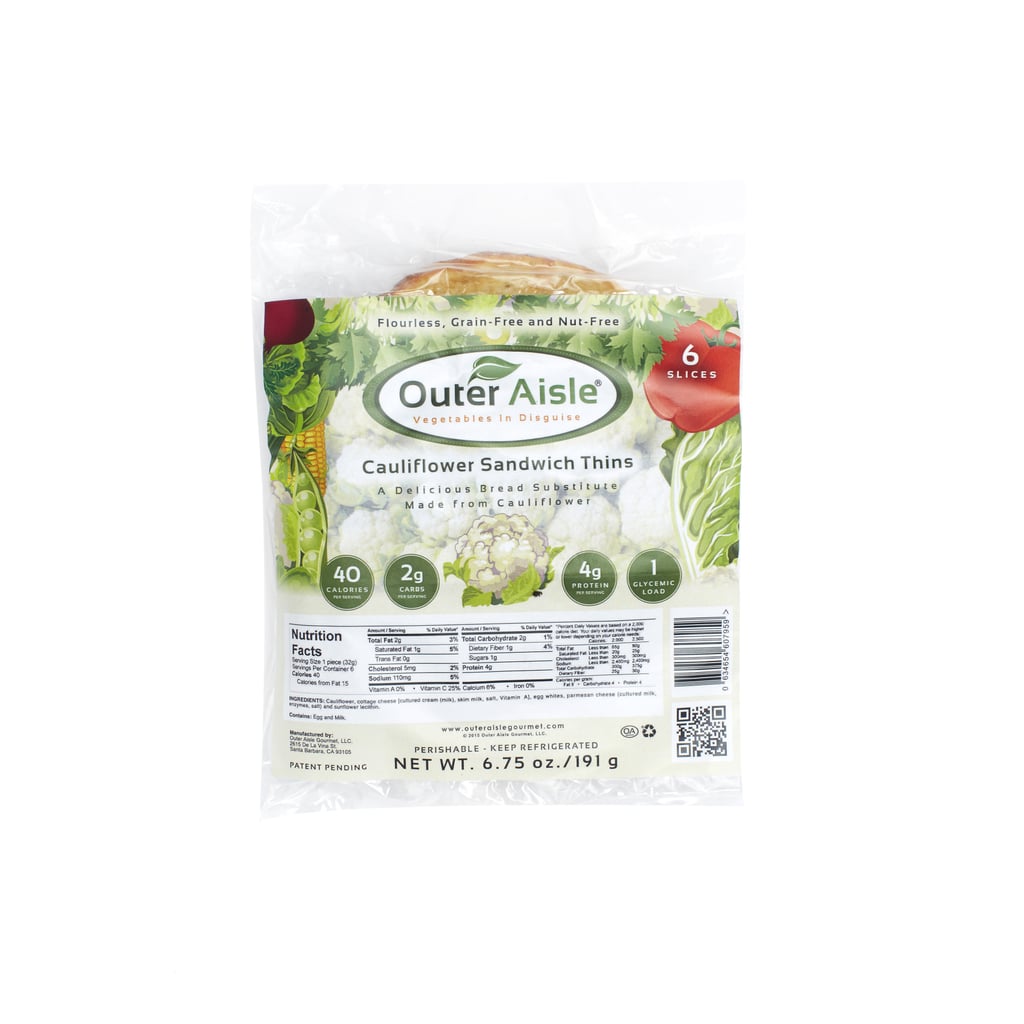 Outer Aisle Cauliflower Pizza Crust and Sandwich Thins Best Health