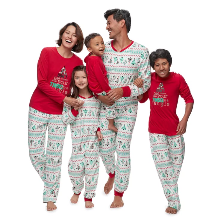 Christmas Tree Fairisle Pajamas Matching Family Christmas Pajamas