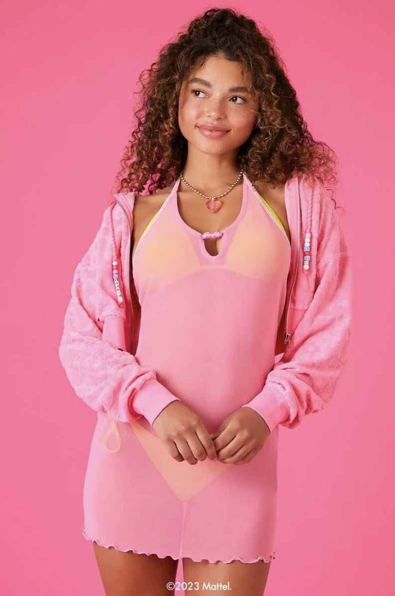 Barbie Merch Clothing: Forever 21 Barbie Mesh Swim Cover-Up Dress