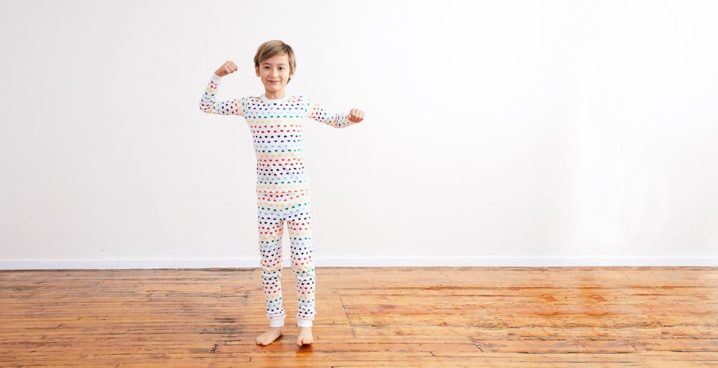 Primary Rainbow Heart Pajamas
