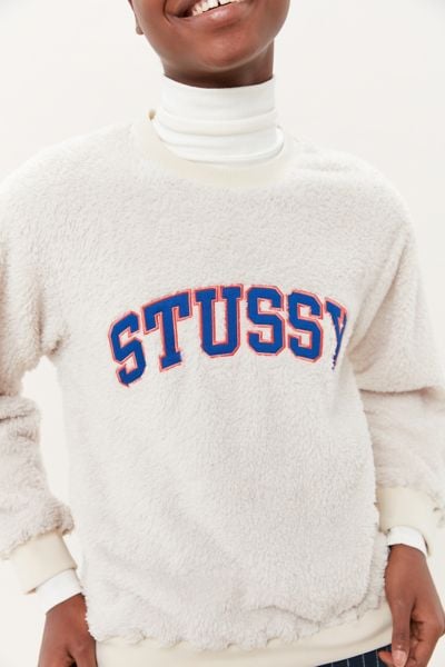 Stussy Pilar Sherpa Crewneck Sweatshirt