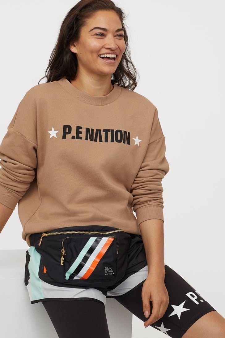 H&M x P.E. Nation Cotton Sweatshirt H&M P.E. Nation Workout Clothes