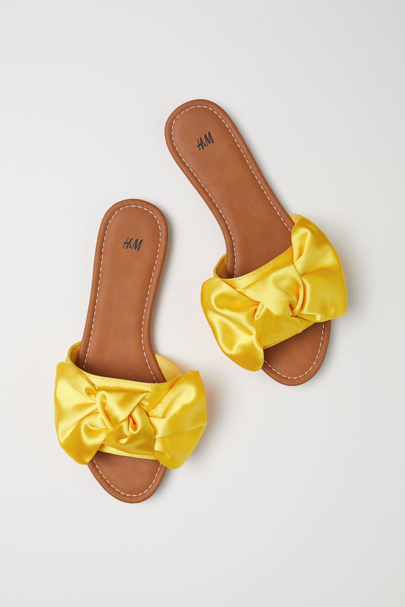 H&m sales yellow sandals