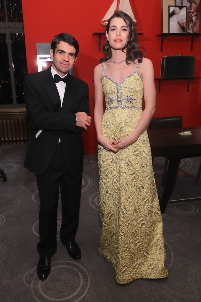 Charlotte Casiraghi in Gucci Dress at Monblanc Party 2016