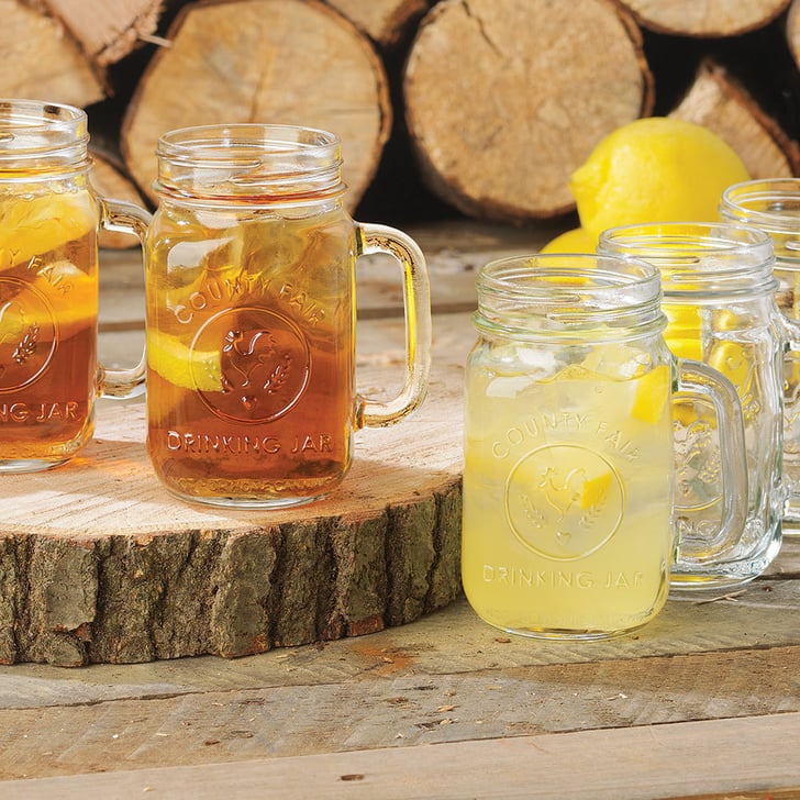 Mason Jar Drinking Glass Vintage Fourth of July Decor POPSUGAR Home Photo 4