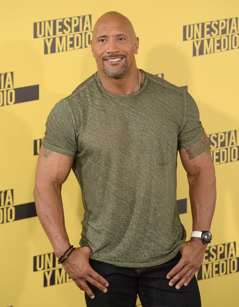 Dwayne Johnson at Central Intelligence Photocall in Madrid
