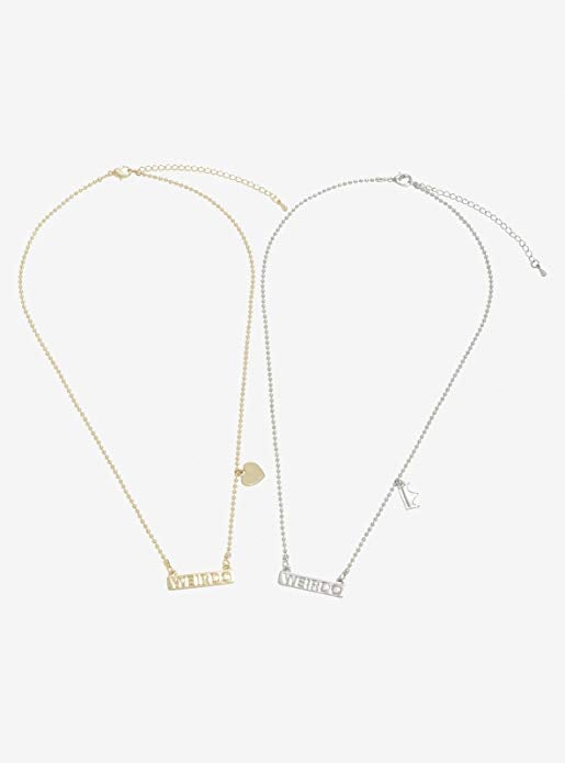 Weirdo Best Friend Necklace Set