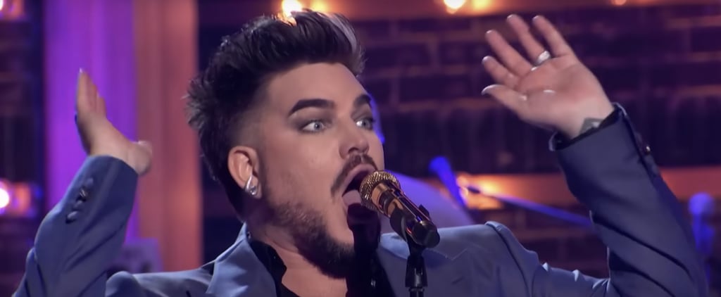 Adam Lambert Does Cher Impression to Sing The Muffin Man