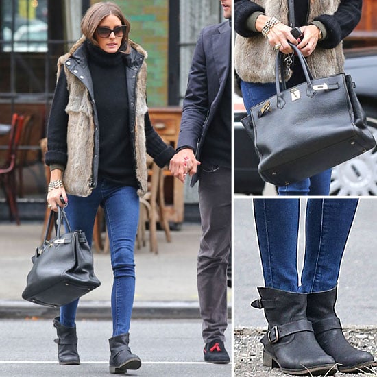 Olivia palermo fur vest Clearance