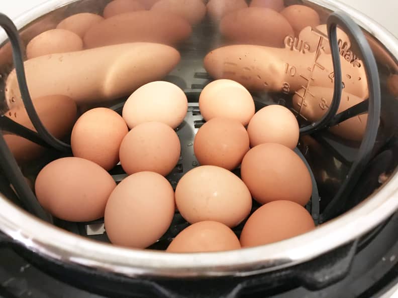 How to use egg setting on instant best sale pot