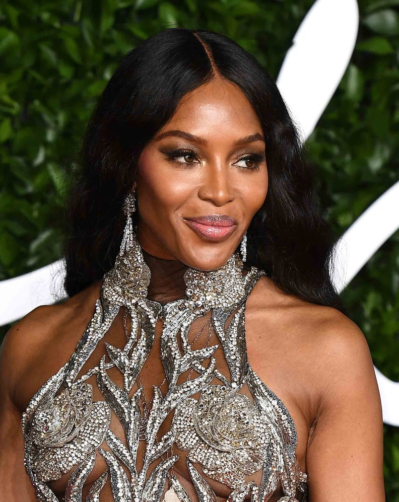 Naomi Campbell's Luminous Eyes and Lips