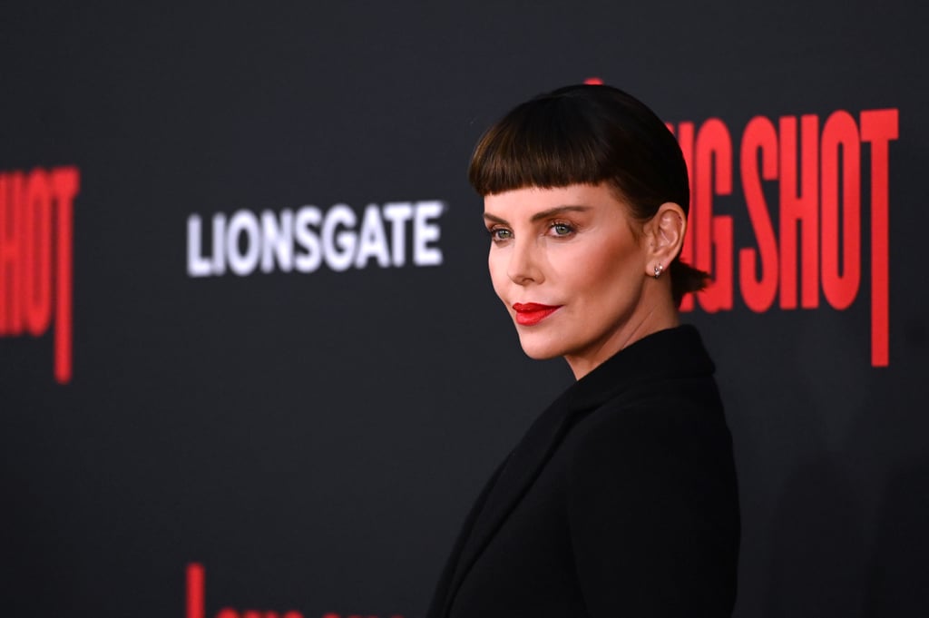 Charlize Theron's Bangs Hairstyle April 2019