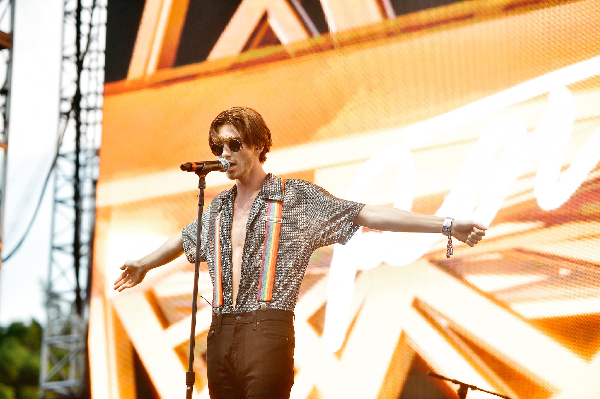 WEST HOLLYWOOD, CALIFORNIA - JUNE 09: Greyson Chance performs during LA Pride 2019 on June 09, 2019 in West Hollywood, California. (Photo by Matt Winkelmeyer/Getty Images)