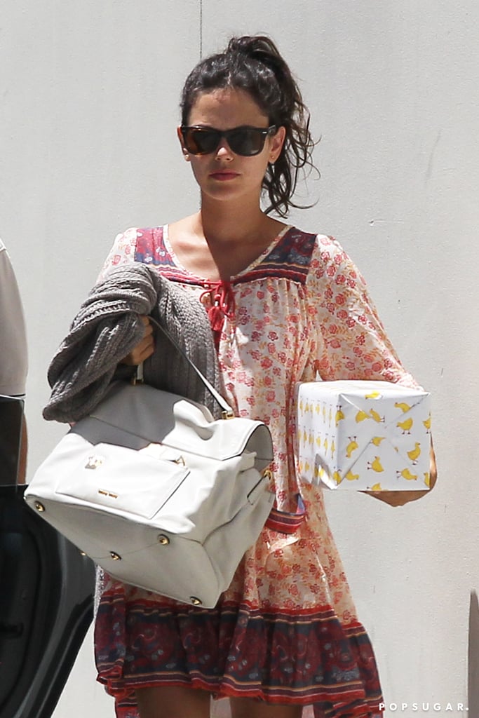 Pregnant Rachel Bilson Goes to a Birthday Party | Pictures