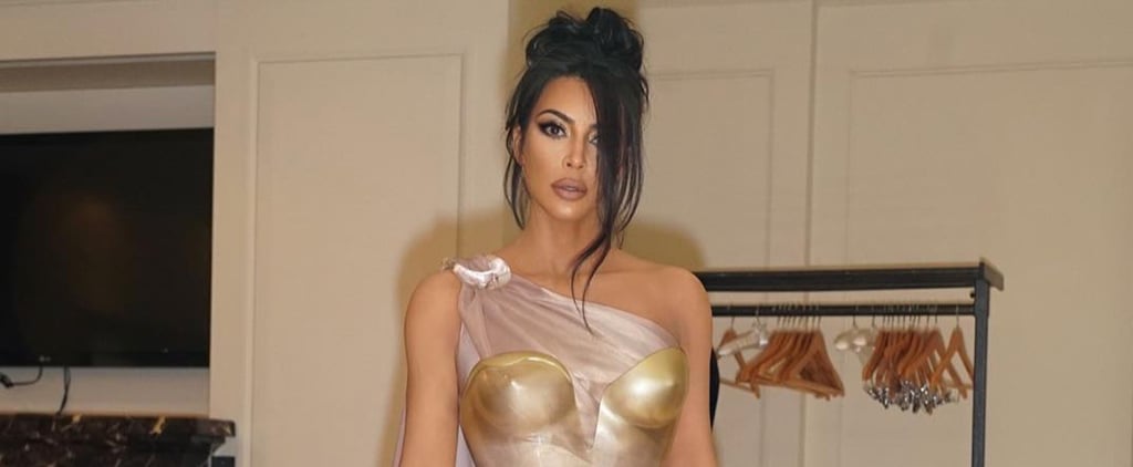 Kim Kardashian Goes Full Goddess Glam in 2 Mugler Gowns