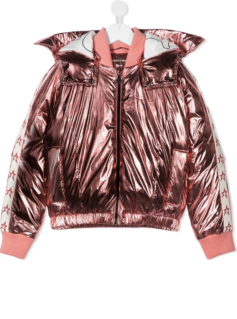 Perfect Moment Kids Star Metallic-Print Jacket