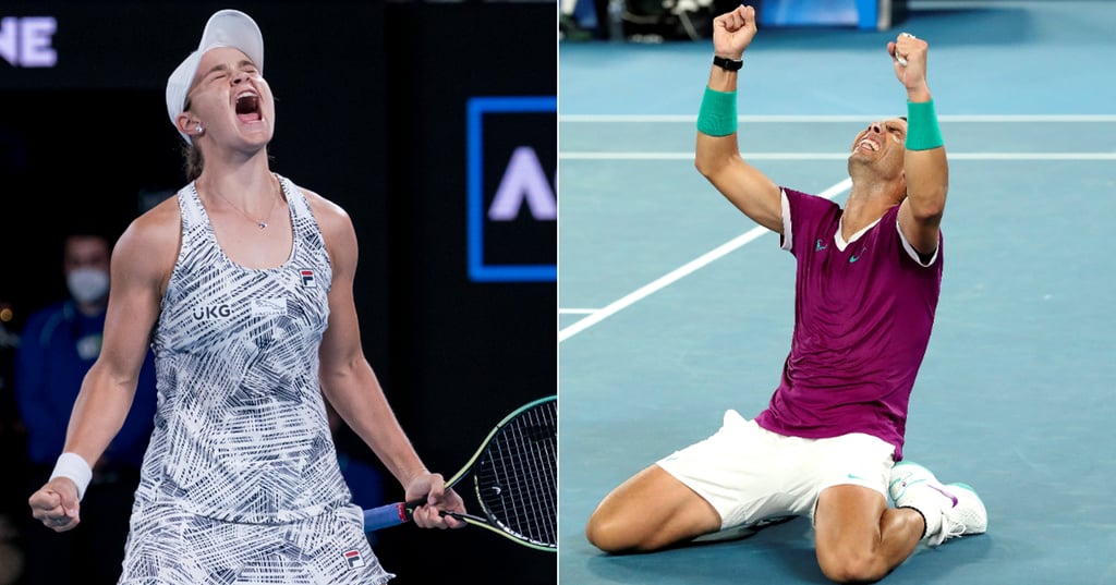 Rafael Nadal and Ashleigh Barty Win 2022 Australian Open