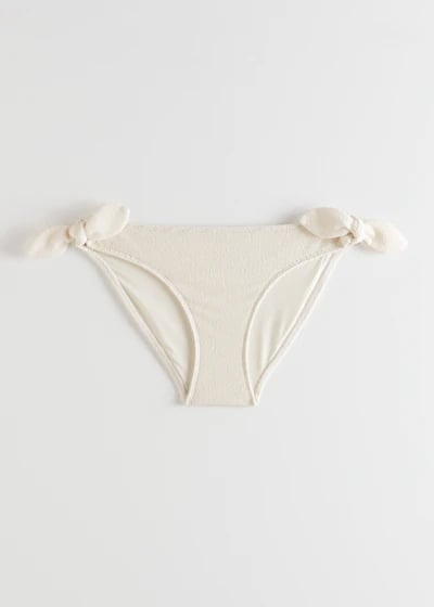 & Other Stories Tie Crepe Bikini Briefs