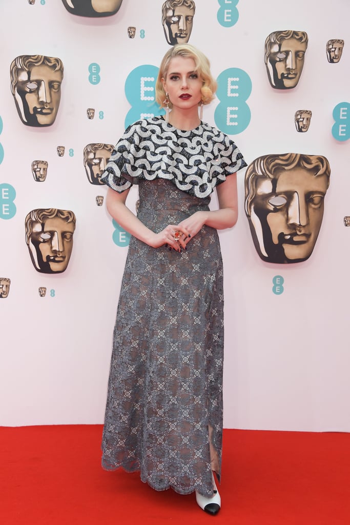 Lucy Boynton at the 2022 EE BAFTA Film Awards