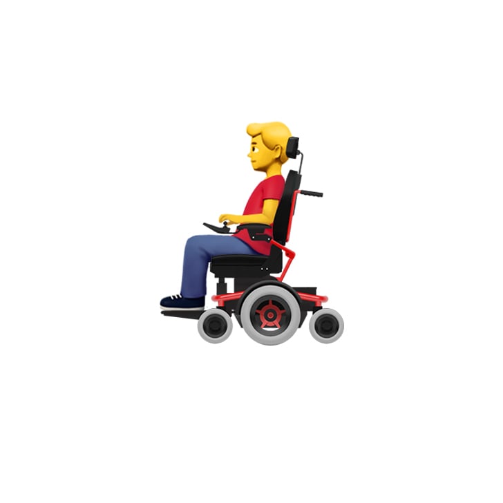 "Person in Mechanized Wheelchair (Male)"