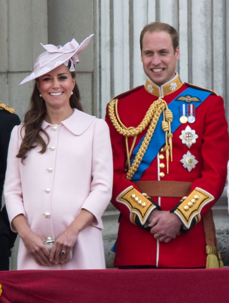 The Duke and Duchess of Cambridge were all smiles during the Trooping of the Colour in 2013.