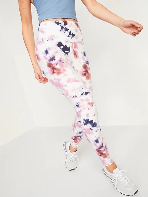 Old Navy High-Waisted Balance Yoga Leggings in Multi Tie-Dye