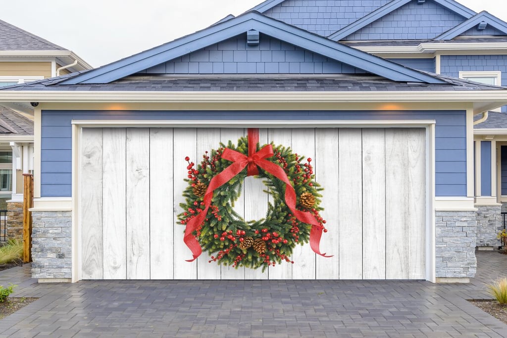 Garage Christmas Banner s POPSUGAR Home UK