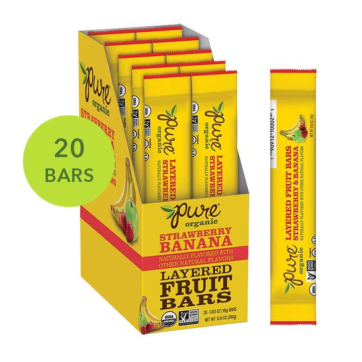 Pure Organic Layered Fruit Bars Healthy Halloween Candy Swaps