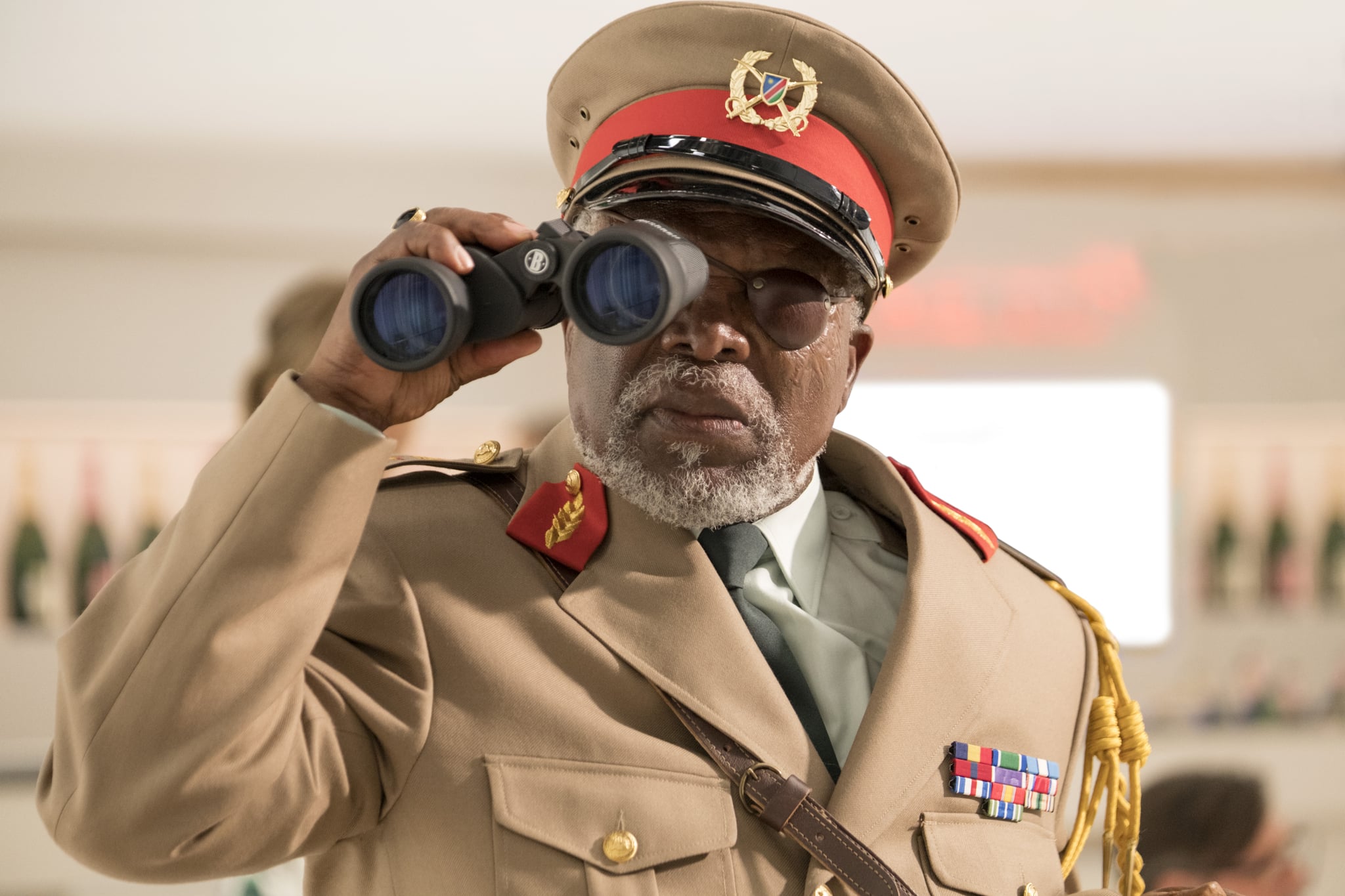 John Kani as Colonel Ulenga in MURDER MYSTERY