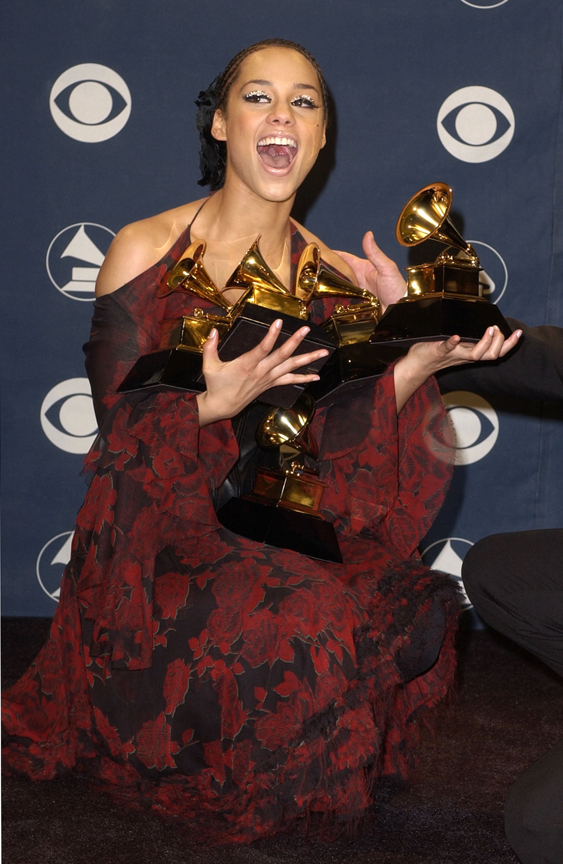Alicia Keys picked up multiple awards back in 2002.