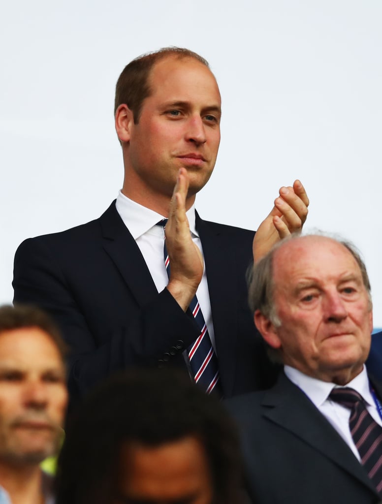 Prince William at Soccer Game in France June 2016