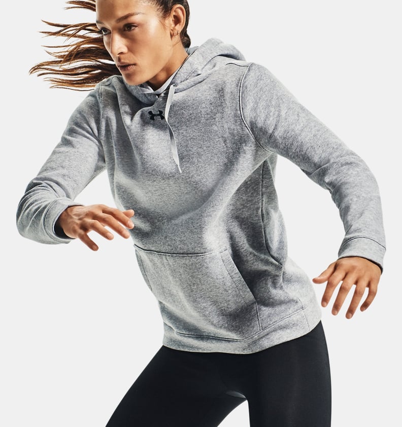 Women's UA Hustle Fleece Hoodie  Hoodies, Womens workout outfits