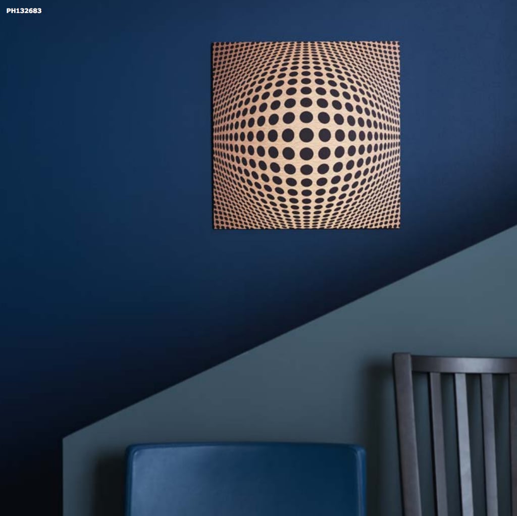 Wall art ($45) or optical illusion?