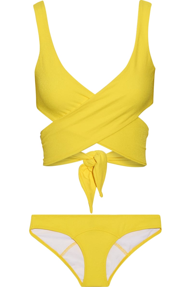 Lisa Marie Fernandez Marie-Louise Crepe Wrap Bikini