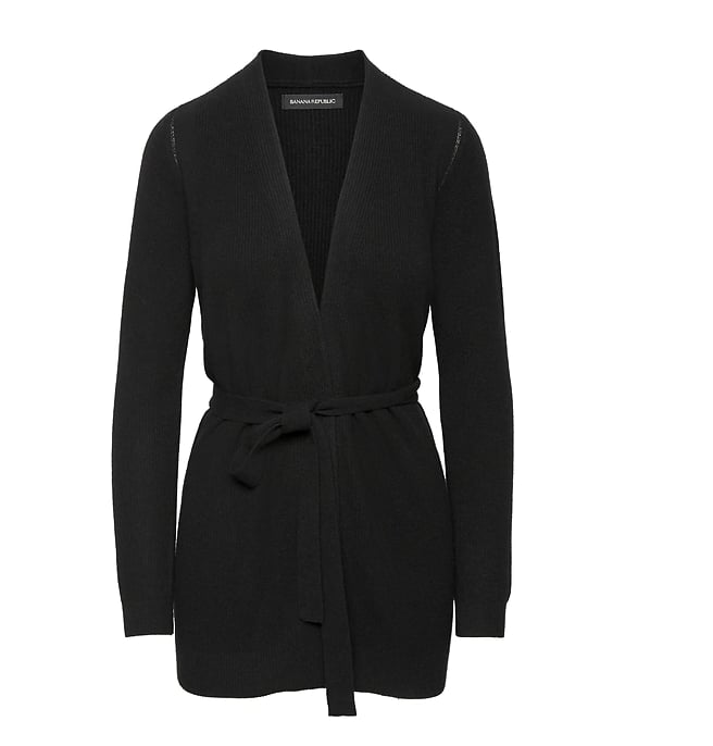 Wool Cashmere Blend Cardigan Sweater