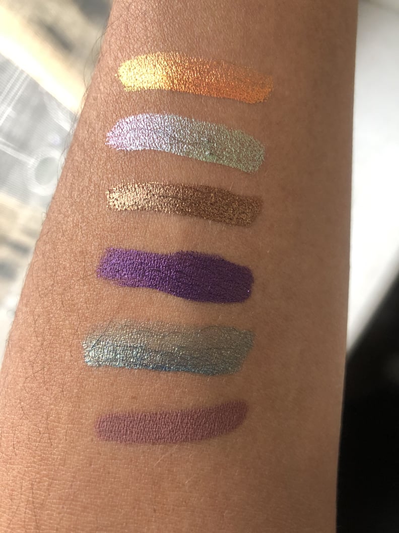 Dominique Cosmetics Beautiful Mess Liquid Eyeshadow Color Swatches