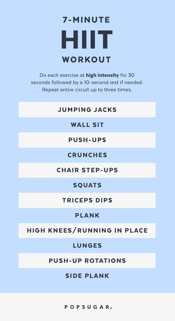 Printable Bodyweight Workouts Popsugar Fitness